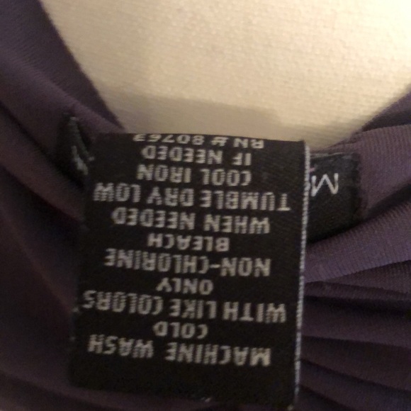 Moda International Charcoal Cap Sleeve Dress - Picture 7 of 7